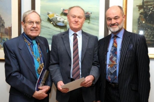 Gordon Rushmer awarded the Rowland Hilder Award at the Royal Institute of Painters in Water Colours Exhibition